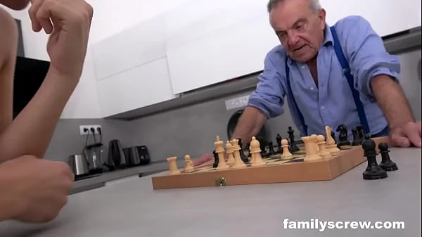 Playing Chess with Grandpa while Granny’s under the table