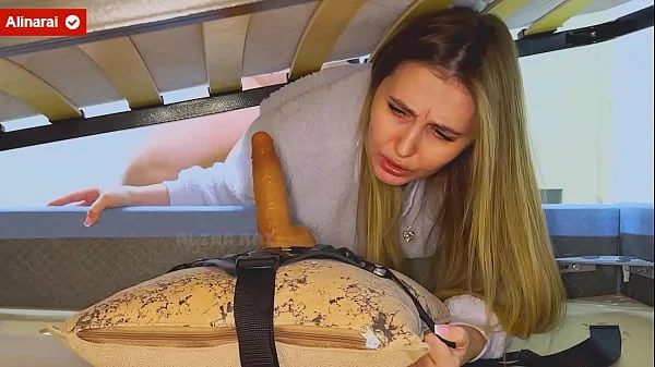 For the first time in his life, the stepson fucks his stepmother hard in anal. - Oh no, you went into the wrong hole, you bastard!.