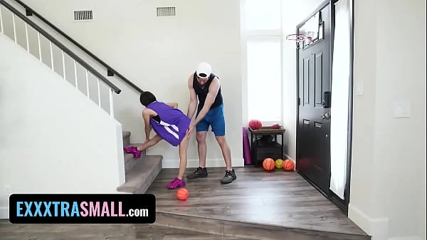 Perv Coach With Giant Cock Teaches Tiny Babe Amber Summer More Than Basketball Tricks - ExxxtraSmall