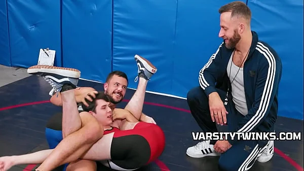 Wrestling Bareback Threesome