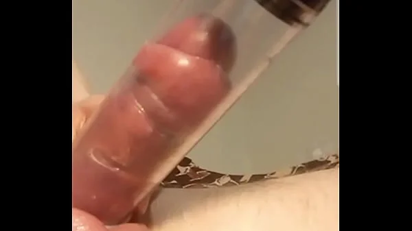 Pump my big cock with urethral sounding