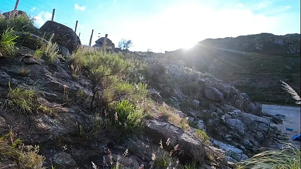 Naughty hikers - they got the summit and got busy on it fucking