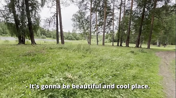 Hot Stranger Lost In The Woods, I'm Fucking Her Pussy While She Doesn't Notice, Pretnding To Help