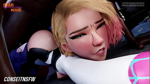 Spider-Gwen Likes Her Dicks Strong Blacked