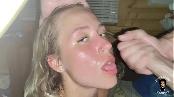 Fucked a young neighbor in a Russian bathhouse. Massive facial