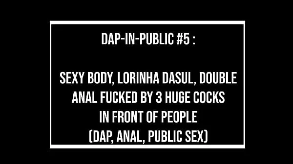 Daped-In-Public #5 : perfect body Lorinha Dasul fucked in front of people at the beach (DAP, Anal, public sex, gapes, ATM) OB312