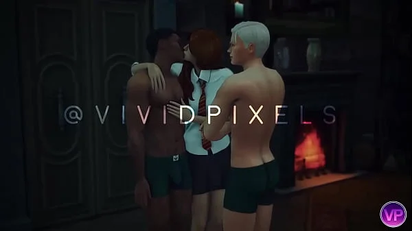 HERMIONE DOUBLE PENETRATION THREESOME | HARRY POTER | THE SIMS 4