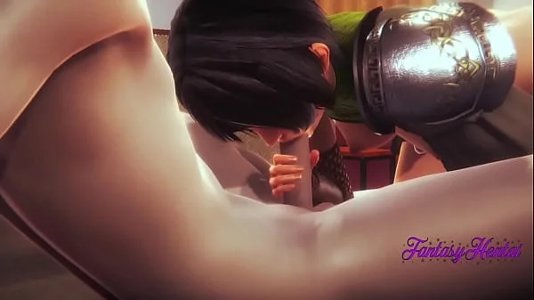 Final Fantasy VII Hentai 3D - Yuffie Cunnilingus, blowjob and fucked - Japanese manga anime porn