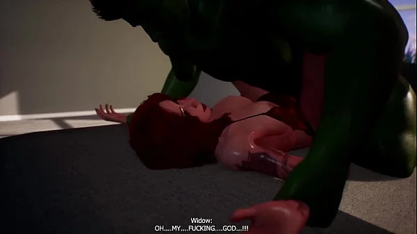 3D Hentai The Incredible Hulk x Black Widow 4k