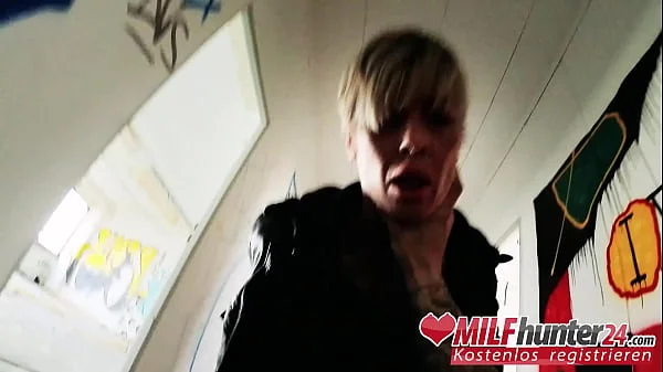 Today, the MILF Hunter fucks skinny MILF Vicky Hundt in an abandoned building & shoots his cum on her face (FULL SCENE)! I banged this MILF from milfhunter24.com!