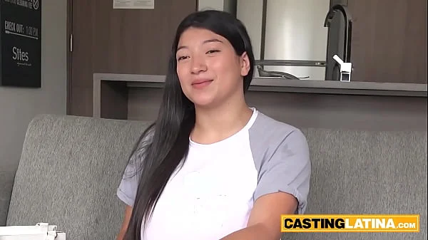 Massive titted amateur BBW latina thot Kaori convincing the perv producer