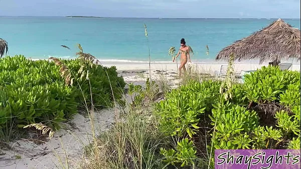 Vacation Beach Blowjob and Hotel Sex with Horny Cougar Shay Sights