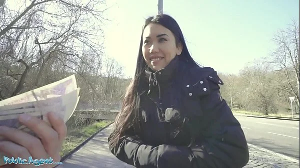 Public Agent Asian babe Alina Crystall Fucks Stranger for Cash