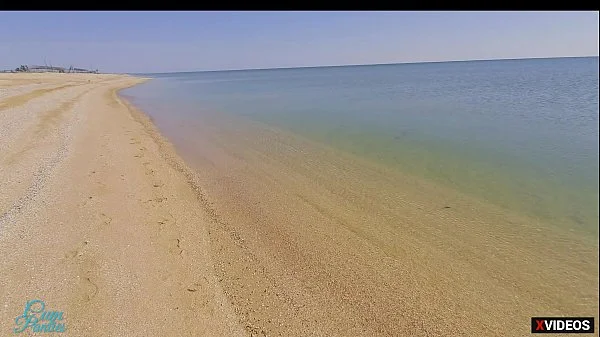 OMG STRANGER CUM IN MY PANTIES ON THE BEACH