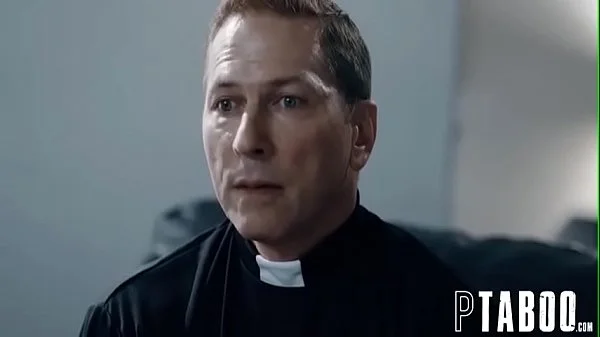 Hypocritical Priest Convinces Scared Teen Gia Derza To Give Up Her Anal Virginity