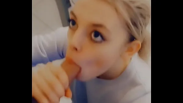 Sucking BBC of Walmart Manager in Bathroom of Walmart on my Break because I was Late