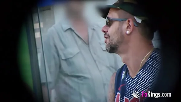 Horny dude looks for big titted tourists in the street