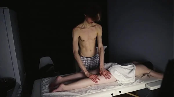 masturbate to her with a toy after a massage, she doesn't mind