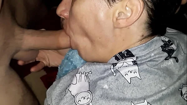 Wife swallowing cum and facefucked