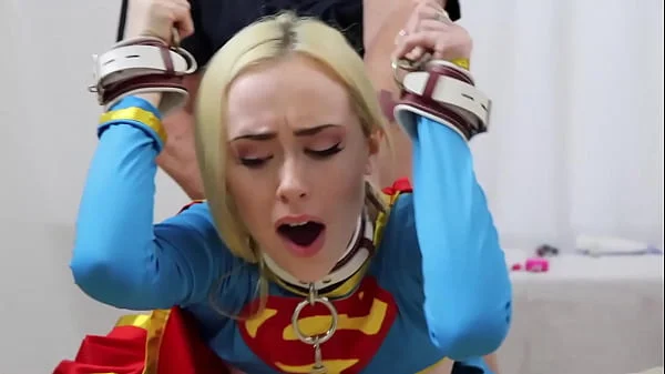 Viva Athena/Candy White “Supergirl-Batgirl” Threesome Doggystyle Blowjobs Deepthroat Oral Sex Toys Cumshot