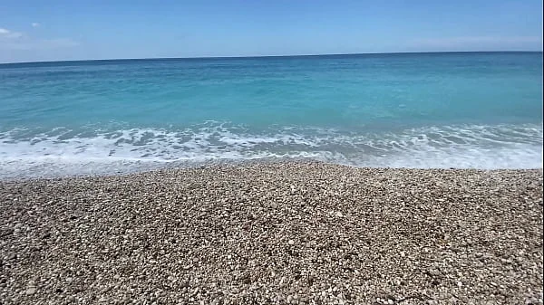 Amateur SexTape from Greek Beach - Risky Sex on the Beach - Cock2squirt