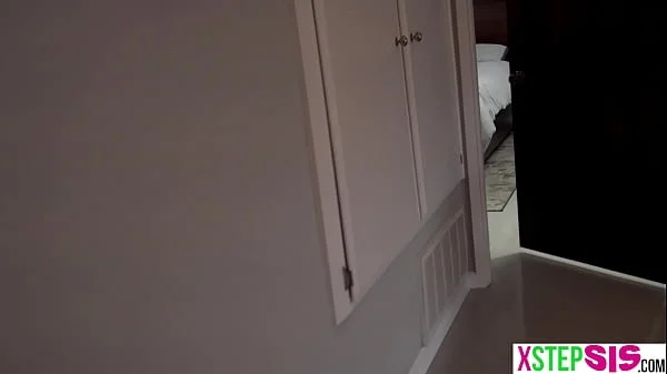 Big ass teen stepsister Aubree Valentine was crazy and wanted to do porn