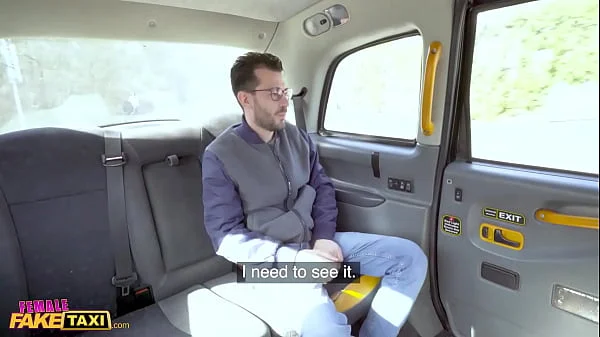 Female Fake Taxi Female driver takes passengers cum in her mouth
