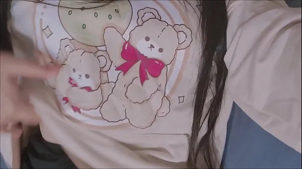 Cutie young girl massaging her tiny pussy - hana lily