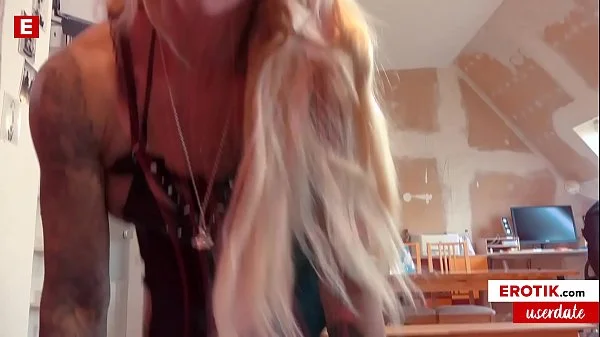 FITXXXSANDY with tattoos and silicone tits wants a hard cock (English) WHOLE SCENE → sandy.erotik.com FREE
