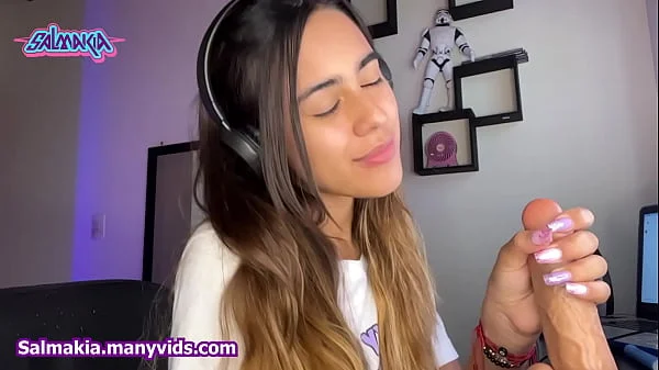 Slow motion Handjob, Blowjob- Salmakia