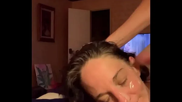 Teacher gets Double cum facial from 18yo